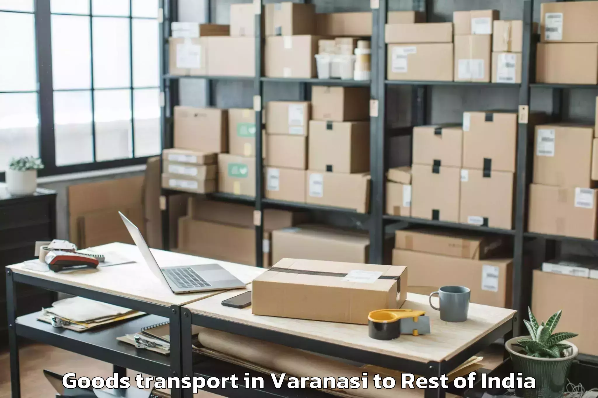 Discover Varanasi to Tarak Lengdi Goods Transport